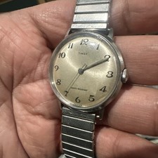 Orologio uomo TIMEX Marlin vintage funzionante carica manuale anni 70 33mm misura 8in raro