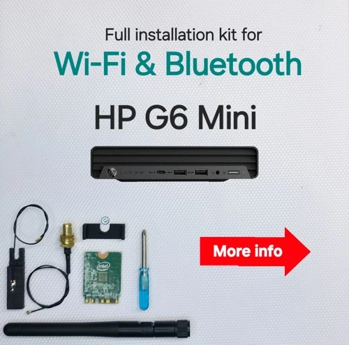 HP Pro & EliteDesk 400 600 800 G6 Desktop Mini PC Wireless WiFi & Bluetooth Kit