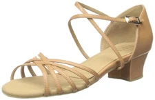 Bloch Dance Women's Annabella Leather Ballroom Practice Shoe 8.5 Natural