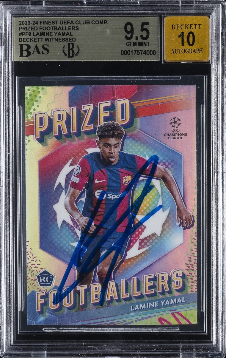 2023-24 TOPPS FINEST UEFA CLUB COMP #PF8 LAMINE YAMAL ROOKIE RC