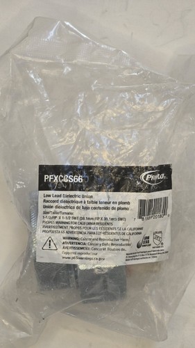 ProFlo PFXCCS66 Low Lead Dielectric Union 1-1/2" FIP x 1-1/2" SWT - NEW