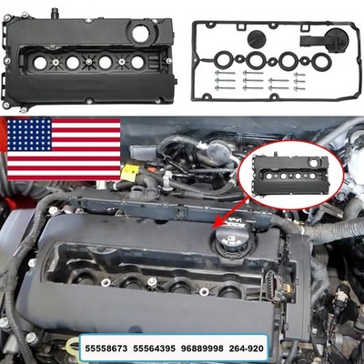 VALVE COVER WITH GASKET FOR CHEVY SONIC CRUZE AVEO SATURN ASTRA PONTIAC G3 1.8L