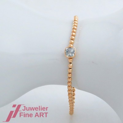 FHT Armband - Flex-Band - Amethyst 1,00ct - 18K/750 Gelbgold - ca. 18cm - Neu