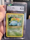 Venusaur 015/102 Base Set Holo Rare CGC Graded 4.5
