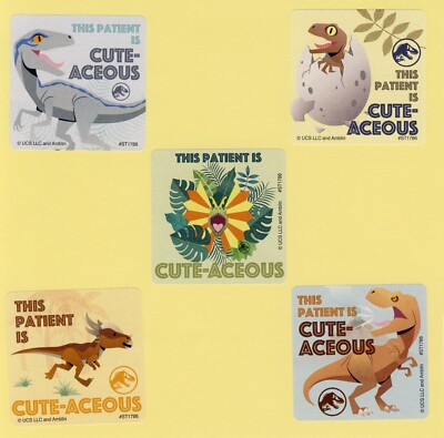15 Jurassic World Patient - Large Stickers - Rewards - Medical ...