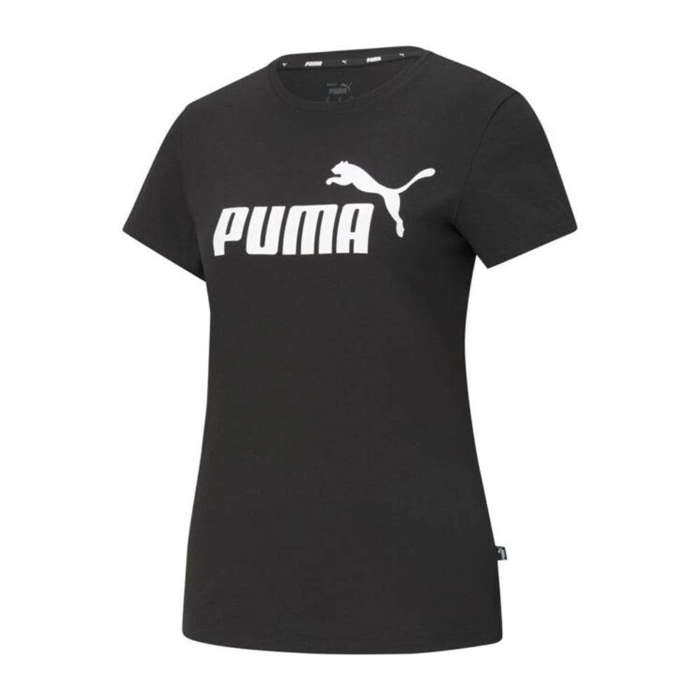 T-shirt Training women Puma Ess Logo Tee 58677401 Black | eBay