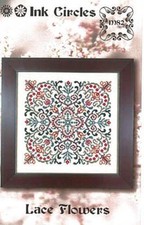 Lace Flowers by Ink Circles cross stitch patt...