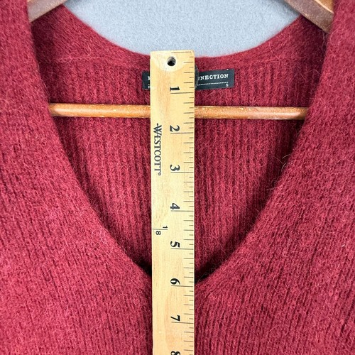 Peruvian Connection Sweater Dress Size Small Red 100% Royal Alpaca Wool Knit L/S - Picture 8 of 11