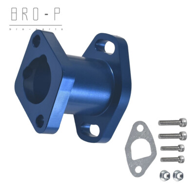 Blue VM22 Carb Intake Manifold For Predator 212cc GX200 196cc Mini Bike CT200U