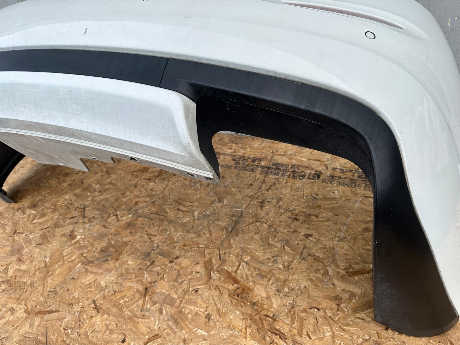 REAR BUMPER COVER ASSEMBLY W/PARK ASSIST 67K 13-16 MASERATI QUATTROPORTE GTS