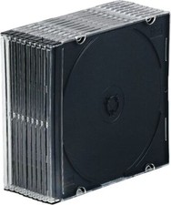 Slim Case Slimcase f&uuml;r je 1 DVD / CD etc. - H&uuml;llen - Schwarz / Transparent