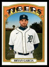 2021 Topps Heritage Bryan Garcia #642 Detroit Tigers