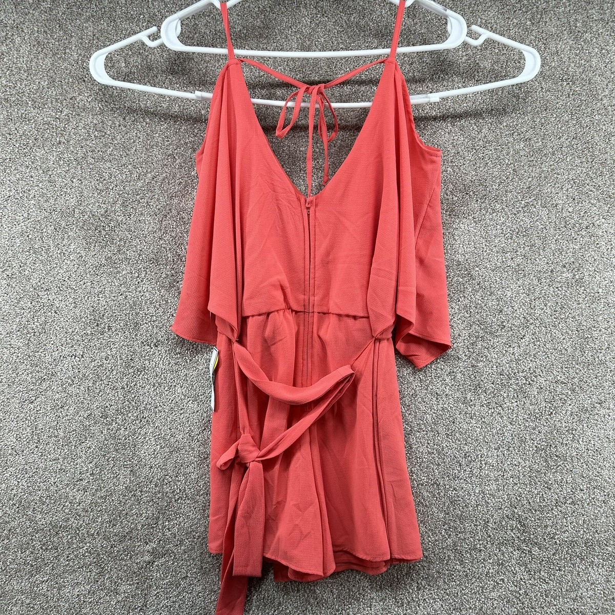 Premier Amour Women's Sleeveless Ruffle Trim Fit & Flare Dress Red Size 6 |  eBay