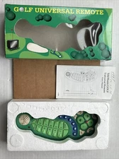 Vintage Green Golf TV / VCR Remote Control - Telemania Model 023819 w/ Manual