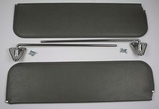 1960 1961 1962 1963 1964 1965 1966 Chevrolet Truck Gray Sunvisor Kit W Brackets