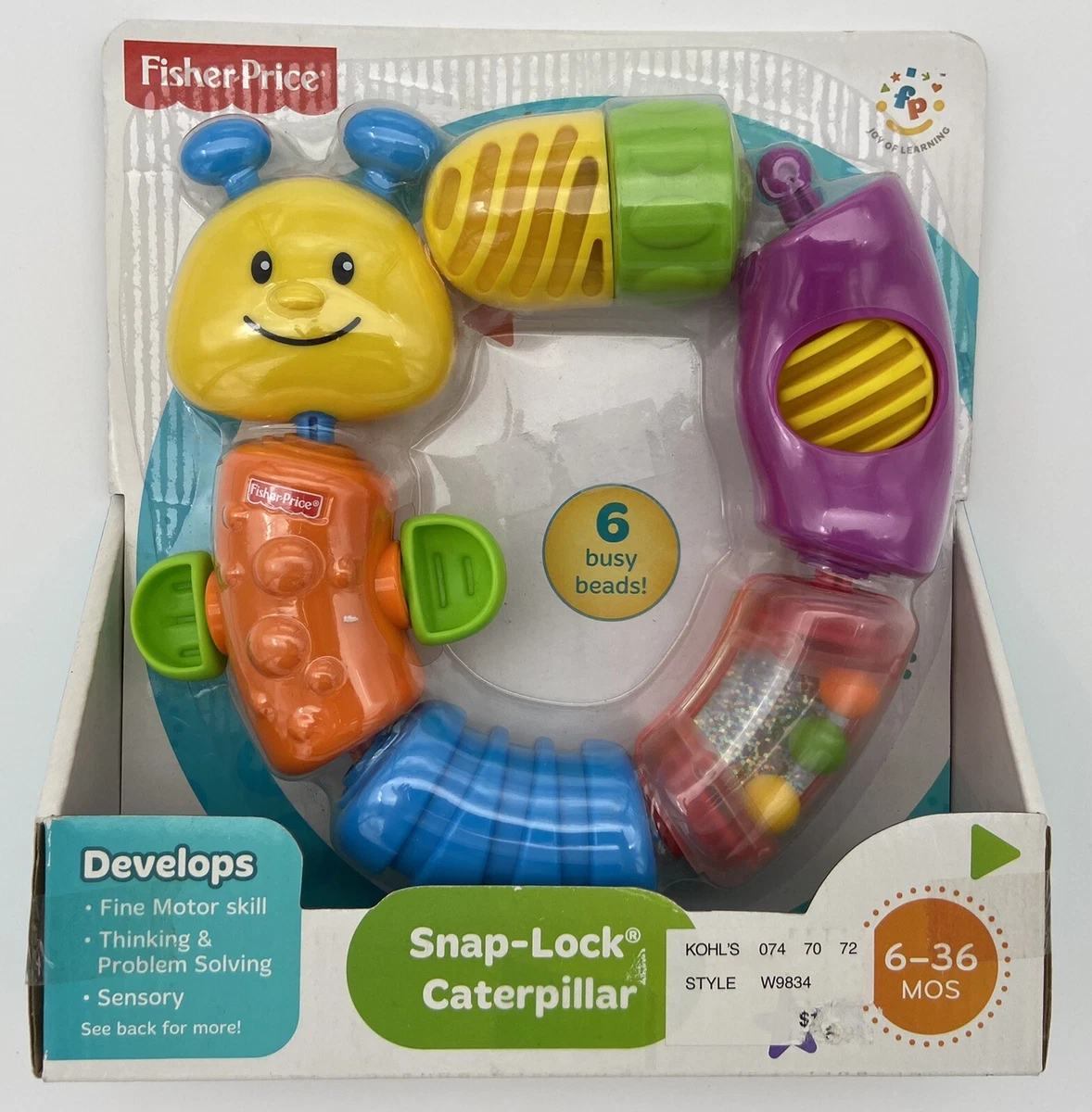Fisher price 2024 snap lock caterpillar