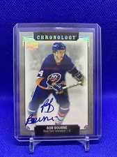 2019-20 Chronology Hockey Auto Bob Bourne #FH-NYI-BO