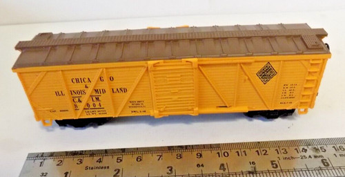 CHICAGO ILLINOIS MIDLAND GELBER BOX CAR No.C I M 8004 Spur HO | Zustand: Used