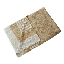 100 Cotton Baby Blanket Lt Yellow/Cream