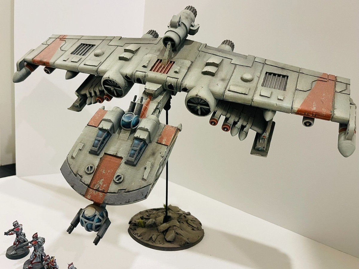 STAR WARS K-WING FIGHTER 組み立てキット My take on the K-Wing assault starfighter from Star Wars