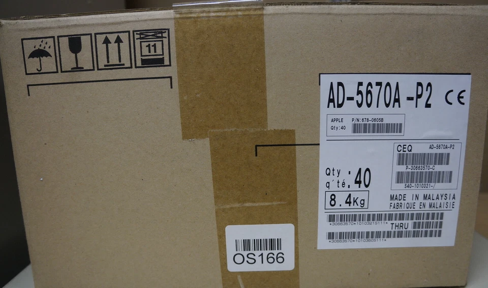 40 PIEZAS NUEVO Apple Superdrive 678-0605B Ranura Carga AD-5670A IDE Foto 4 de 4