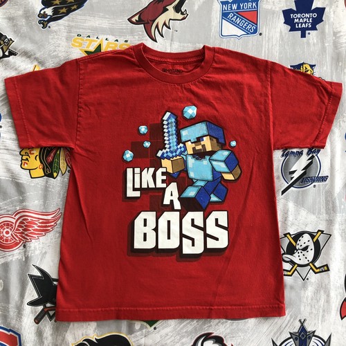 T-Shirt Youth Boys Large MoJang Video 