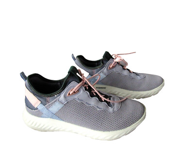 Ecco S.T.1 PHORENE Lavender Leather/Mesh Lace Up Comfort Waking Sneaker Womens 9