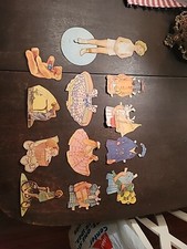 Vintage 1930's Shirley Temple Paper Doll- 7 Outfits Extras