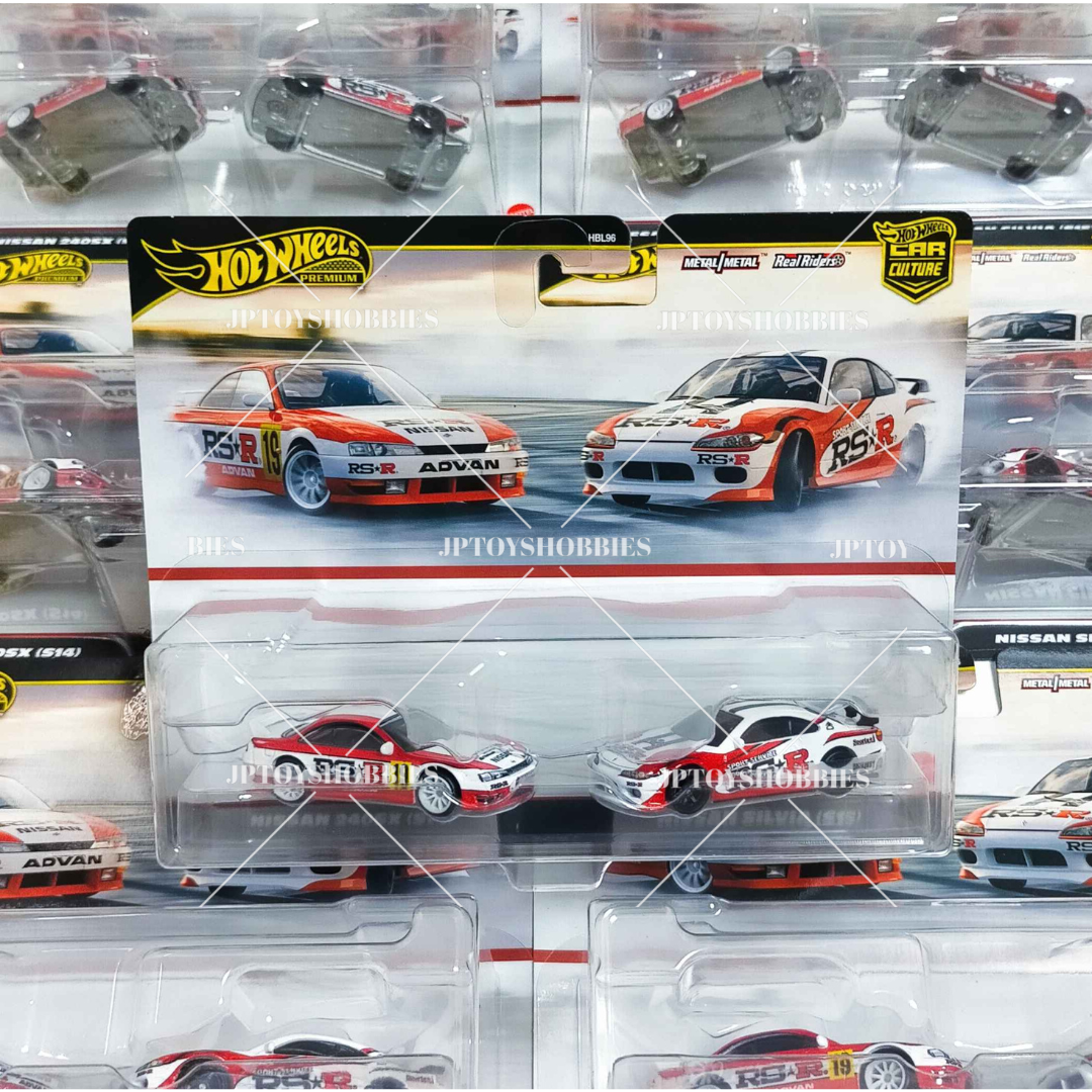 Hot Wheels Premium 2Pack NISSAN 240 SX S14 NISSAN SILVIA S15 Set 1