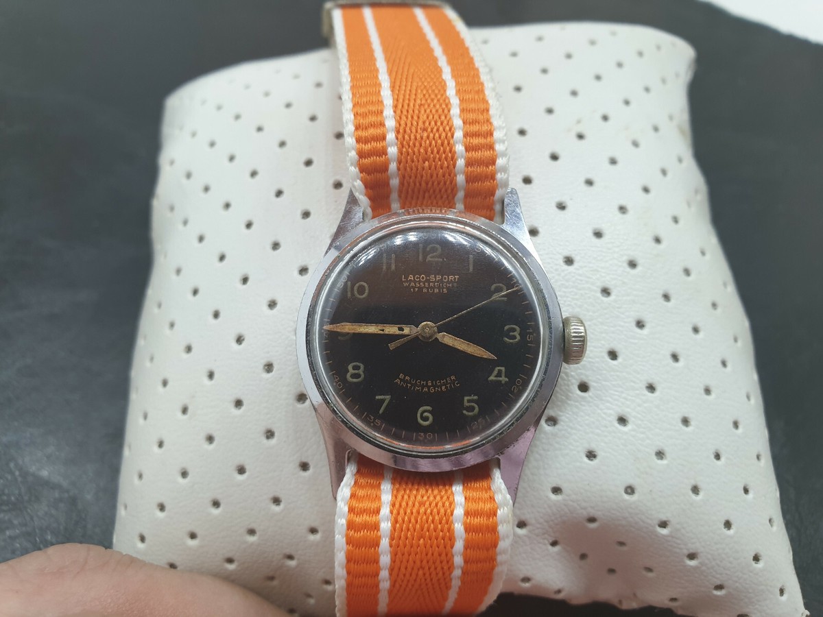 LACO_SPORT MILITARY WATCH 1940s Cal.527 17 JEWELS | eBay