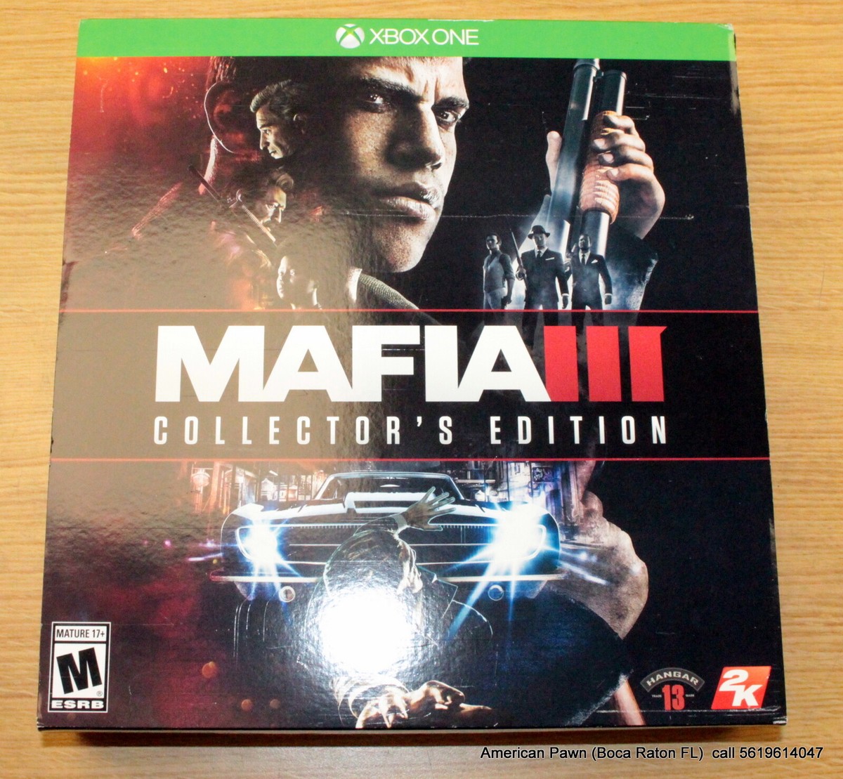 Microsoft XBOX One MAFIA III Collector's Edition 2K Video Game