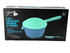 Fiesta Silicone 2 in 1 Collapsible Colander & Strainer