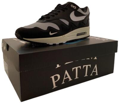 Nike Air Max 1 Patta Waves Black | EU 44.5 US 10.5 | DQ0299-001 | Deadstock NEU