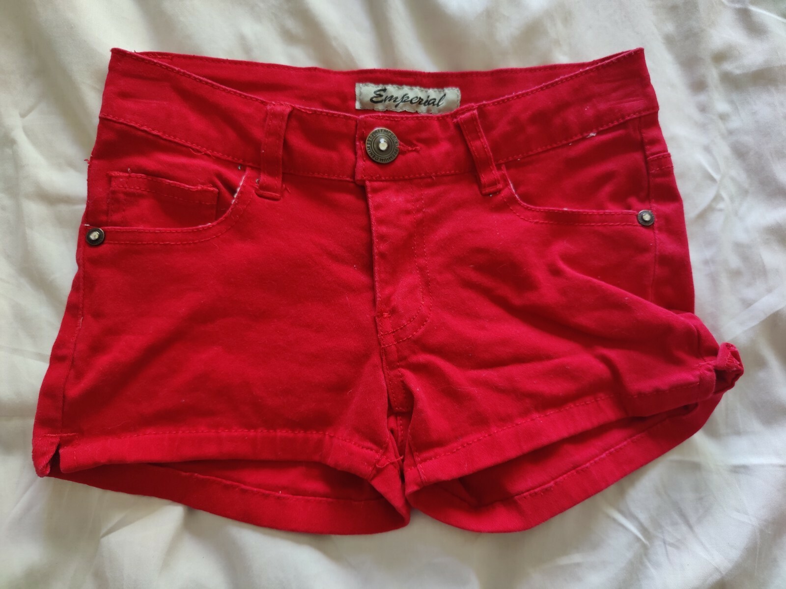 Emperial Red Booty Shorts Size 1 eBay
