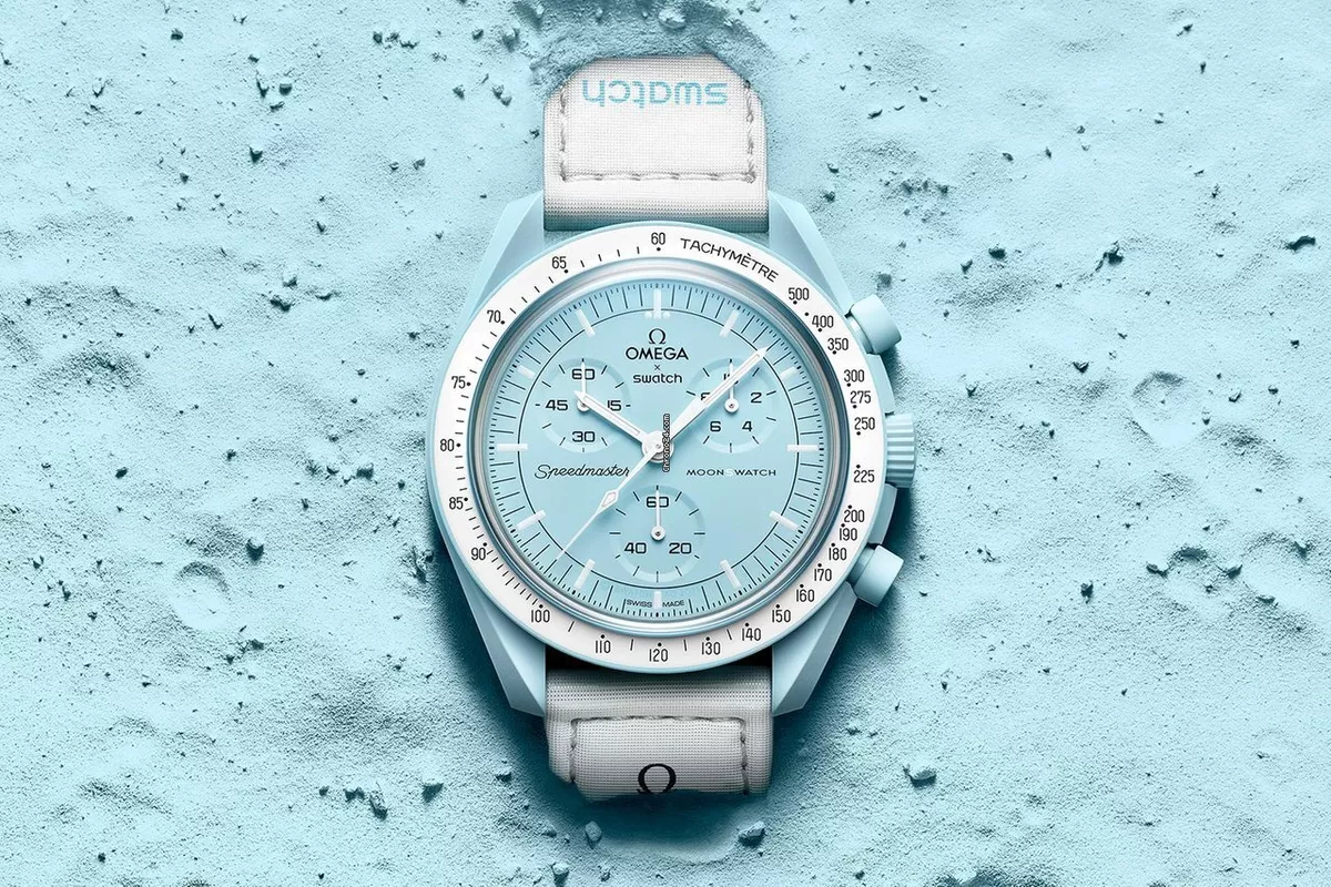 Swatch x Omega Bioceramic Moonswatch Mission To Uranus - Brand New