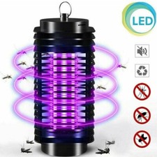 ZANZARIERA ELETTRICA ANTI ZANZARE MOSCHE LAMPADA UV LED 2W INSETTICIDA T1