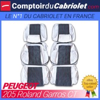 Bezug Vordersitze Und RüCkbank FüR Peugeot 205 Roland Garros CT