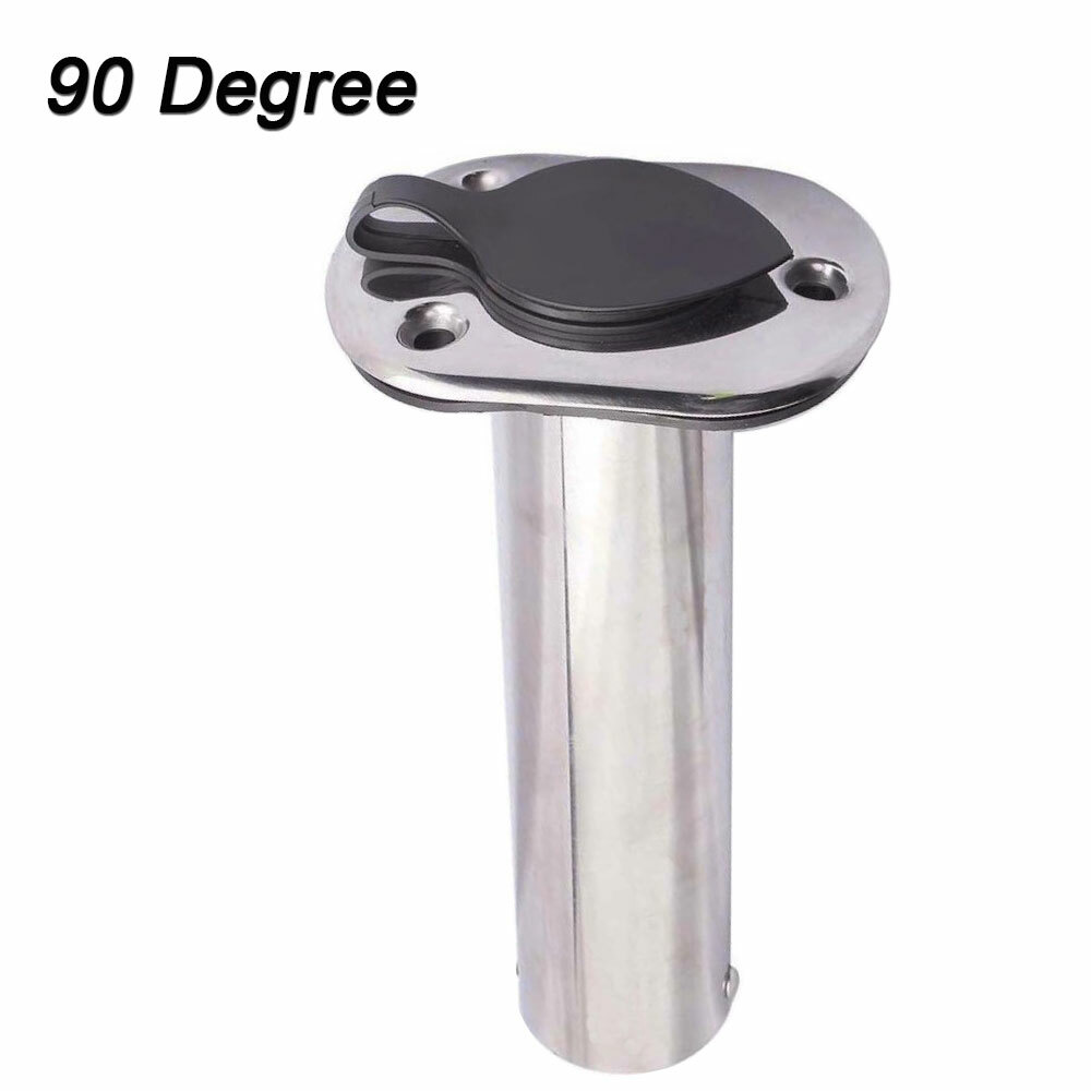Boat Rod Holder Set Of 4 Stainless Steel 90-Degree Flush Mount Rod Holders For Boat, Truck, RV, Or Kayak Fishing Rod Holder Horizontal Boat Rod Holder Set Of 4 Stainless Steel 90-Degree Flush Mount Rod Holders For Boat, Truck, RV, Or Kayak Fishing Rod Holder Horizontal
