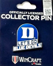 Duke Blue Devils Mascot Collectible Pin Wincraft Fanatics
