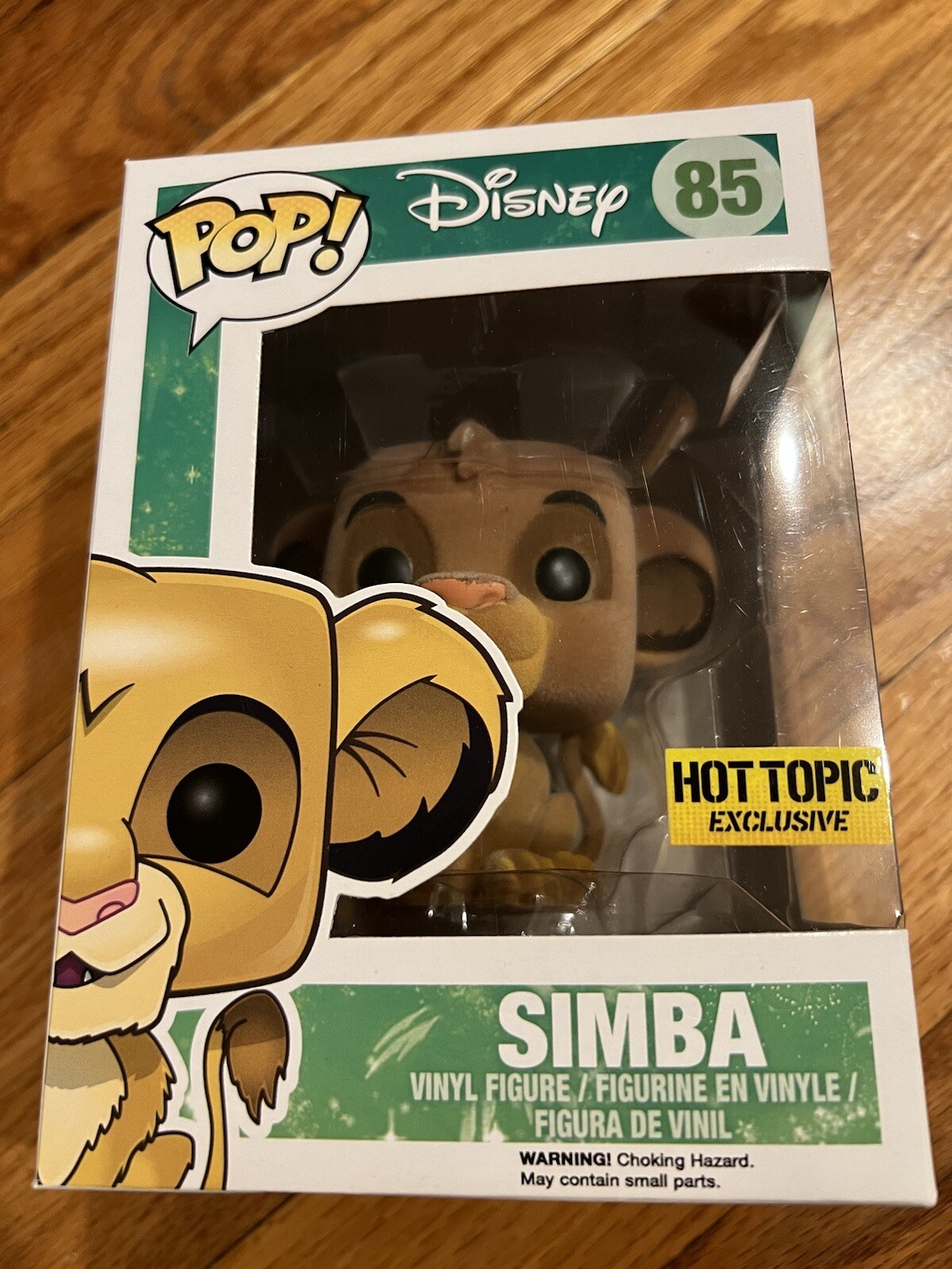 Funko Pop! Disney The Lion King Simba Flocked #85 Vinyl Figure New