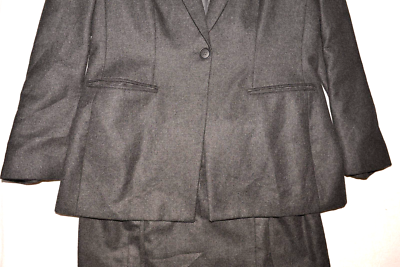 GIORGIO ARMANI BORGO 21 Cashmere & Silk Jacket Blazer & Skirt Grey