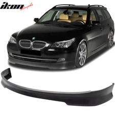 Fits 08-10 BMW E60 5 Series Sedan LCI Facelift C Style Front Bumper Lip - PU