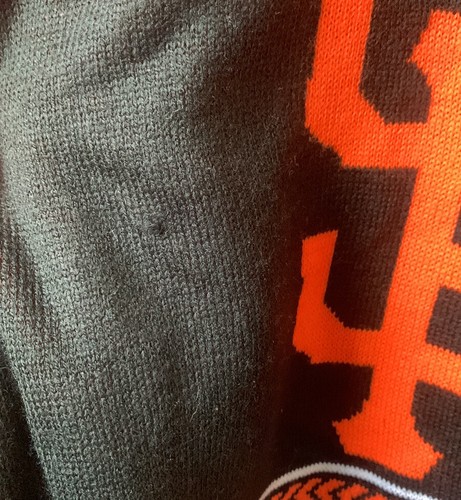 San Francisco Giants Vneck Sweater Women’s Large MLB Genuine Merchandise By Klew - Picture 7 of 7