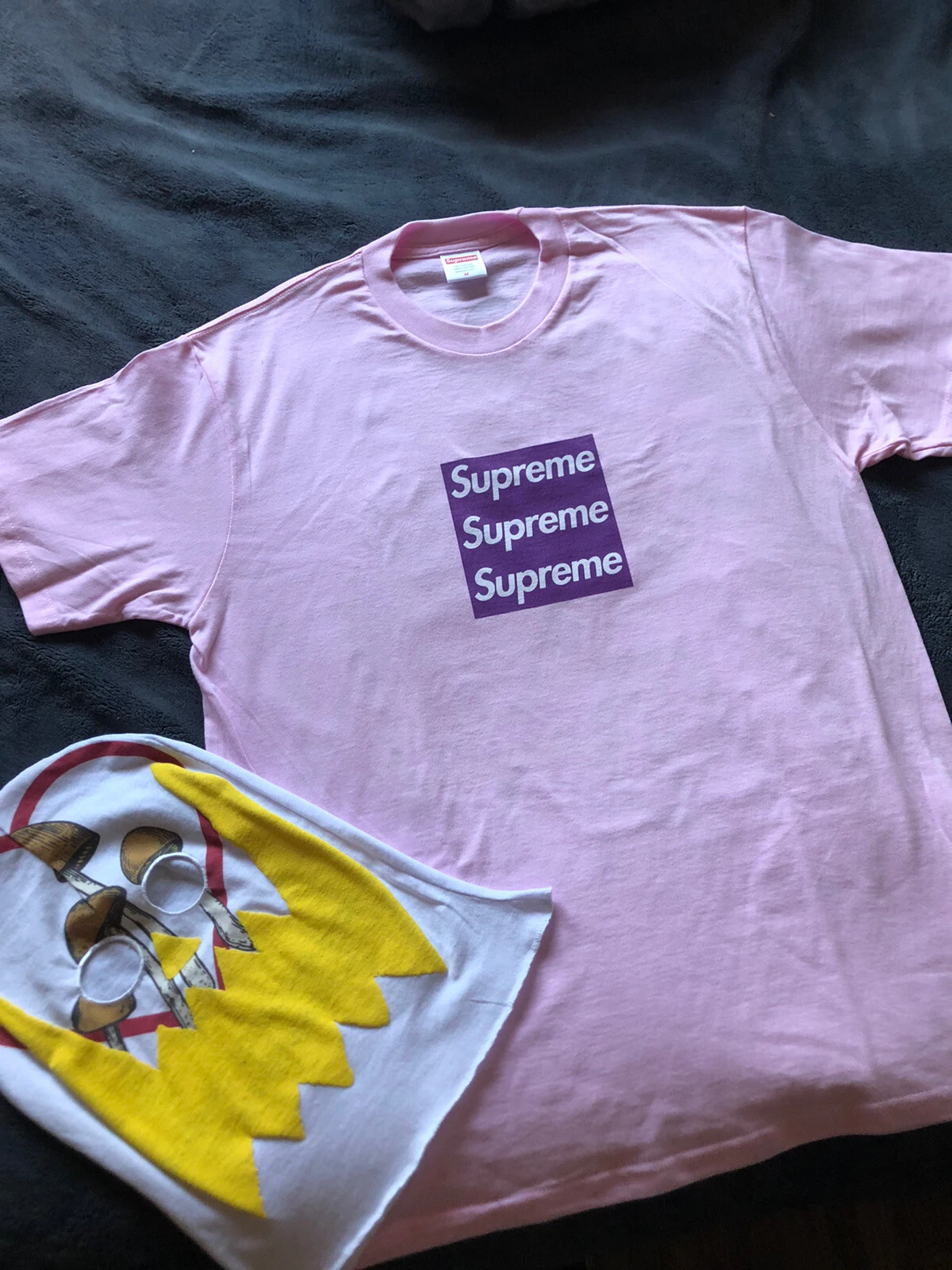 MASQUE POP UP AUTHENTIQUE Asspizza Supreme Triple Box logo rose moyen vendu