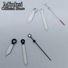 Miuksi white black watch hands luminous fit NH35 NH36 ETA2824 2836 PT5000