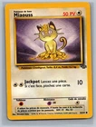 Pokemon TCG Miaouss #56/64 FRENCH Unlimited CCG Jungle Meowth