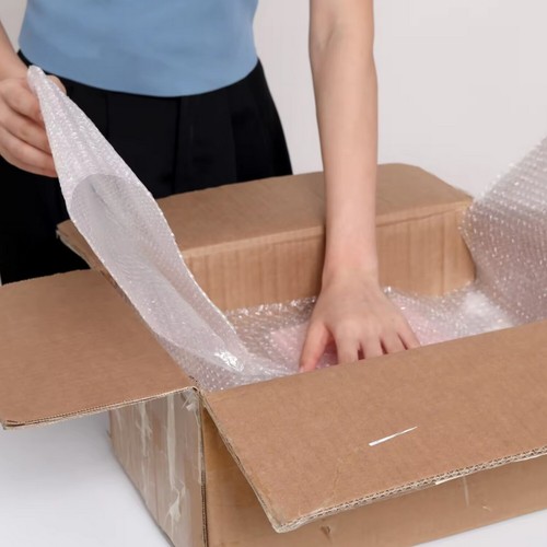 3-lagig 50my Luftpolsterfolie Verpackungsfolie Noppenfolie Folie 100 cm x 50 m - Picture 5 of 8