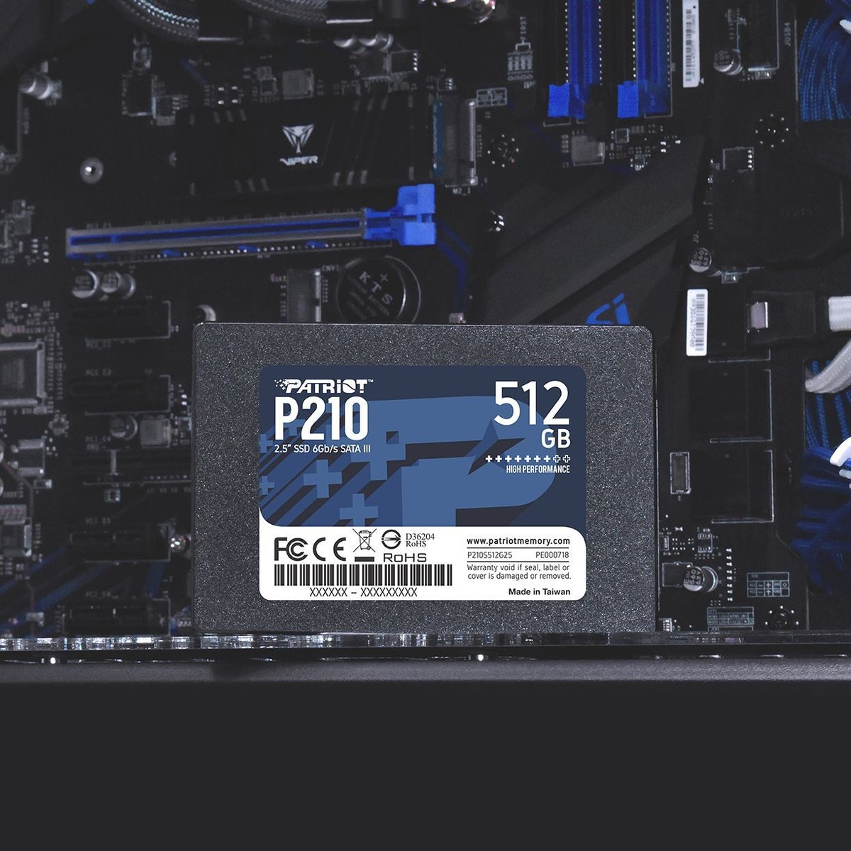 Patriot Memory P210S512G25 P210 SSD 512gb SATA 3 Internal Solid