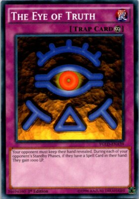 The Eye Of Truth YGLD-ENA39 Yu-Gi-Oh! Card Light Play 1st Edition