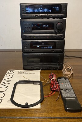 vintage kenwood home stereo system UD 70, X-722 GE-622, DP-722, A